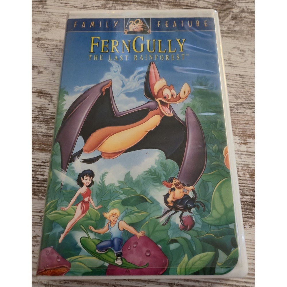 FernGully The Last Rainforest VHS 20th Century Fox Family Feature Animated 1992